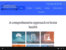 Tablet Screenshot of neurology-associates.com